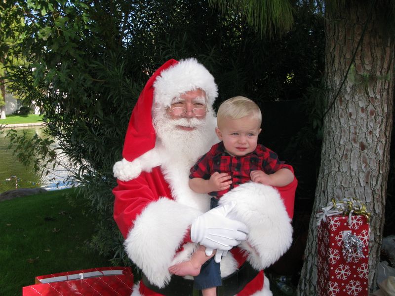 Santa at Christmas Island 2014