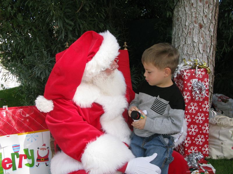 Santa at Christmas Island 2014