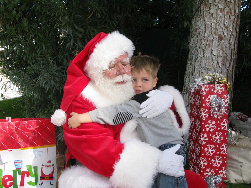 Santa at Christmas Island 2014