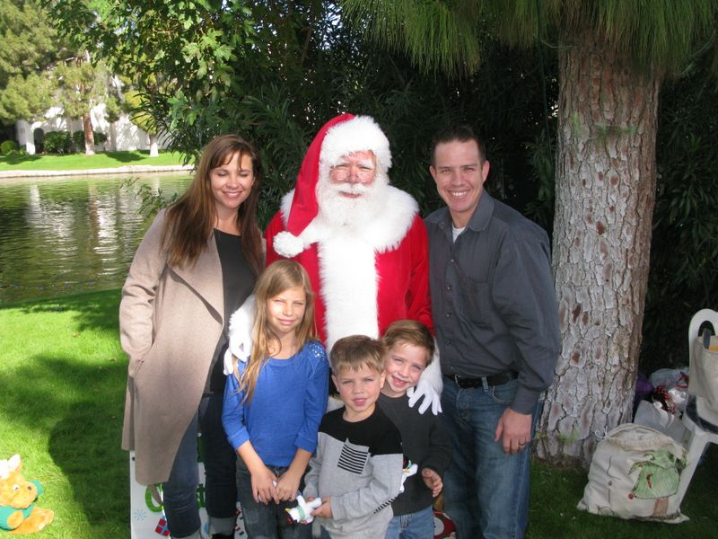 Santa at Christmas Island 2014