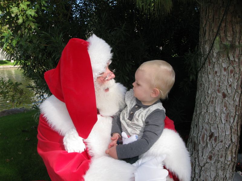 Santa at Christmas Island 2014