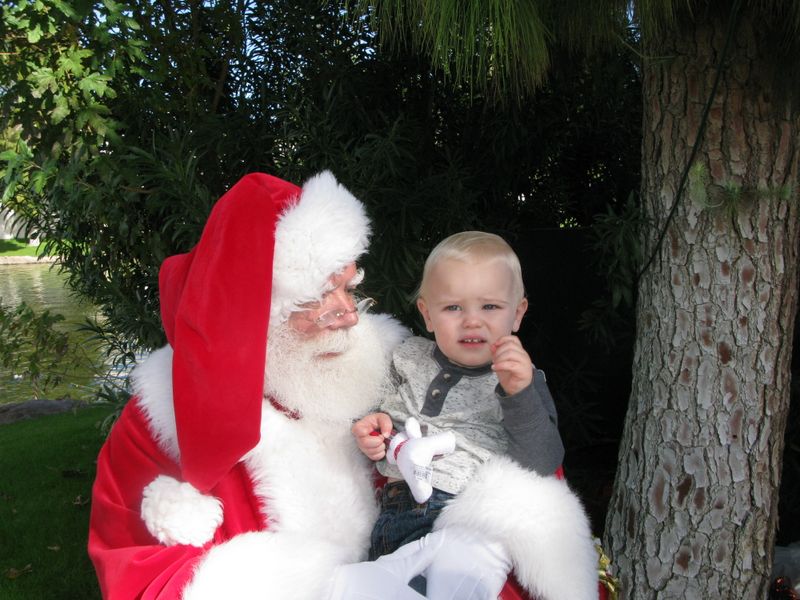 Santa at Christmas Island 2014