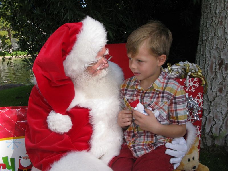 Santa at Christmas Island 2014