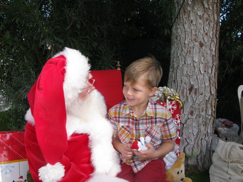 Santa at Christmas Island 2014