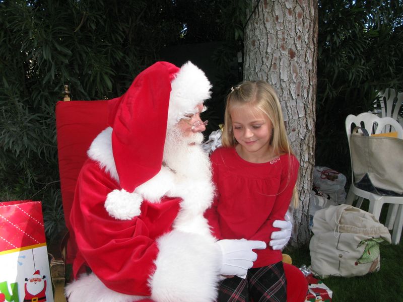 Santa at Christmas Island 2014