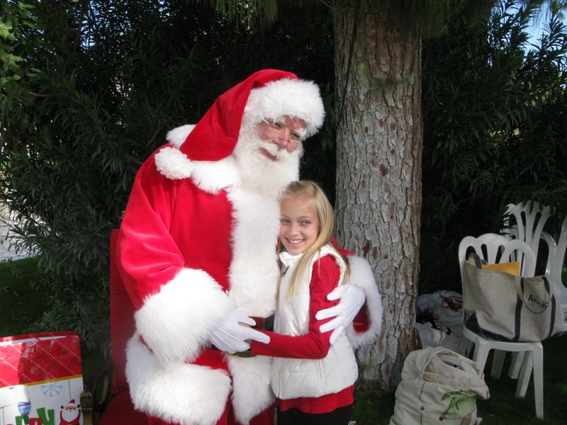 Santa at Christmas Island 2014