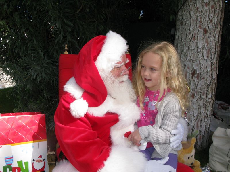 Santa at Christmas Island 2014