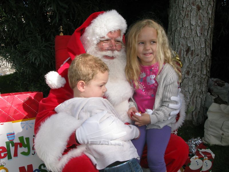 Santa at Christmas Island 2014