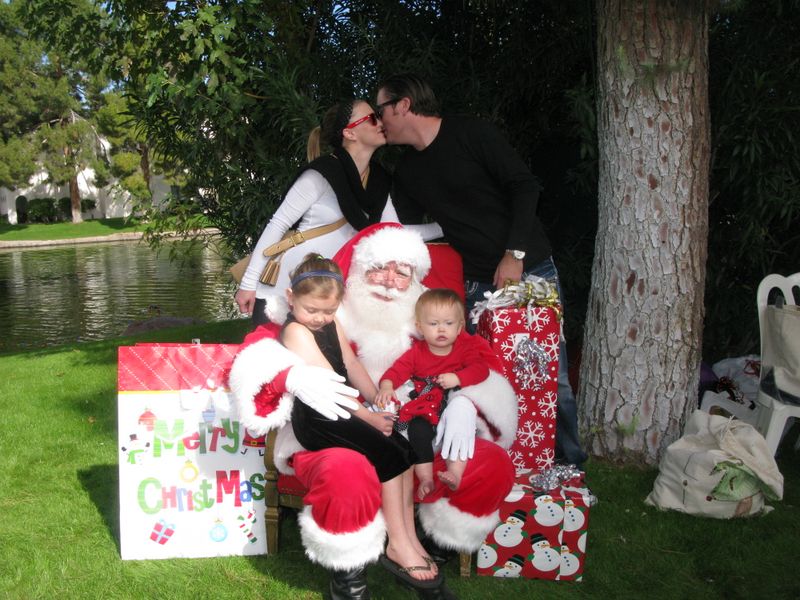 Santa at Christmas Island 2014