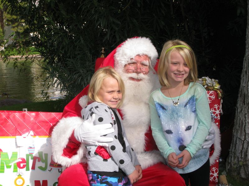 Santa at Christmas Island 2014