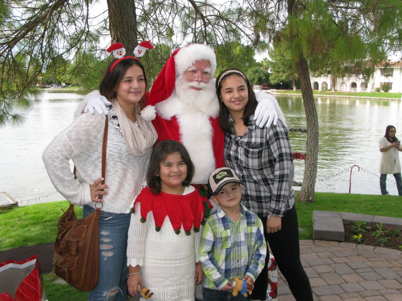 Santa at Christmas Island 2014