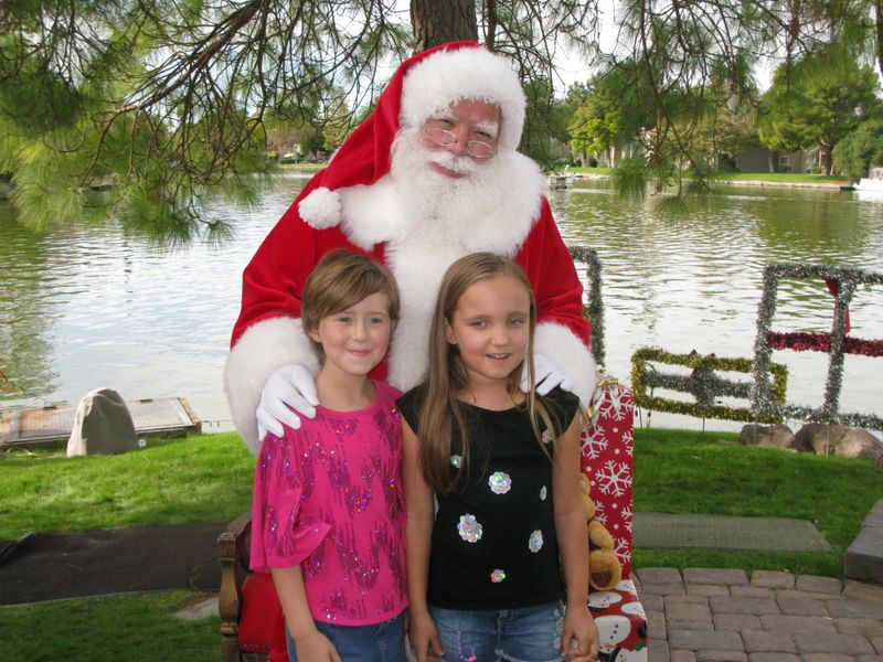 Santa at Christmas Island 2014