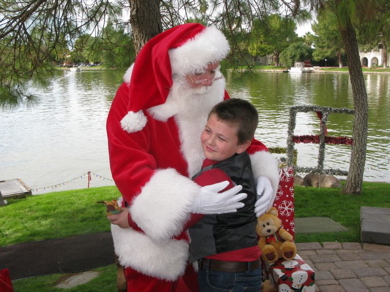 Santa at Christmas Island 2014