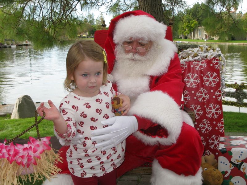 Santa at Christmas Island 2014