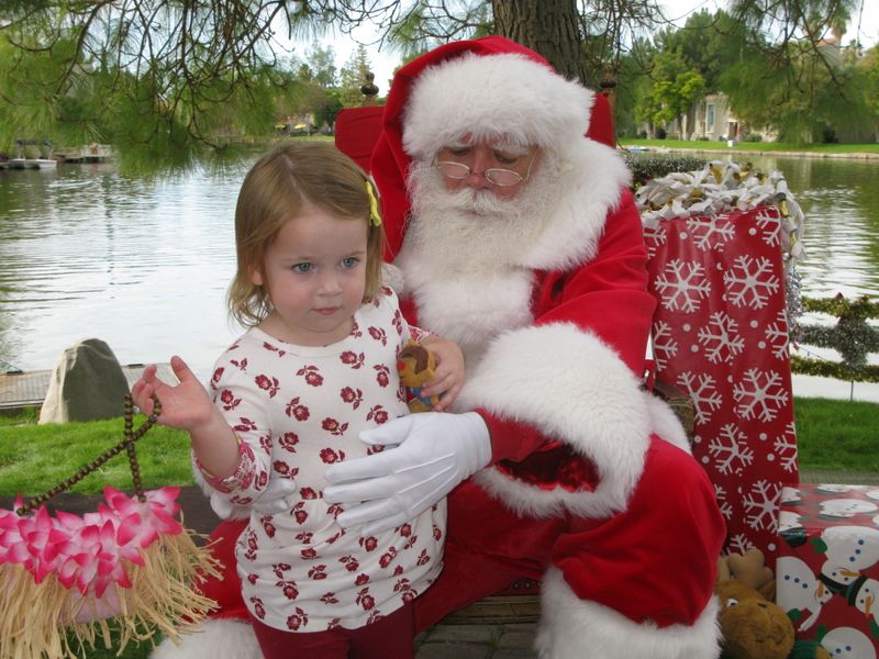 Santa at Christmas Island 2014