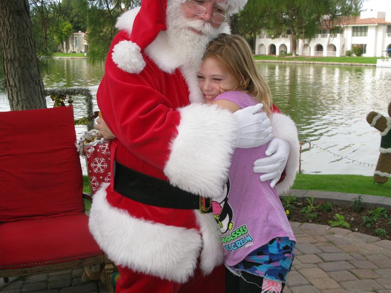 Santa at Christmas Island 2014