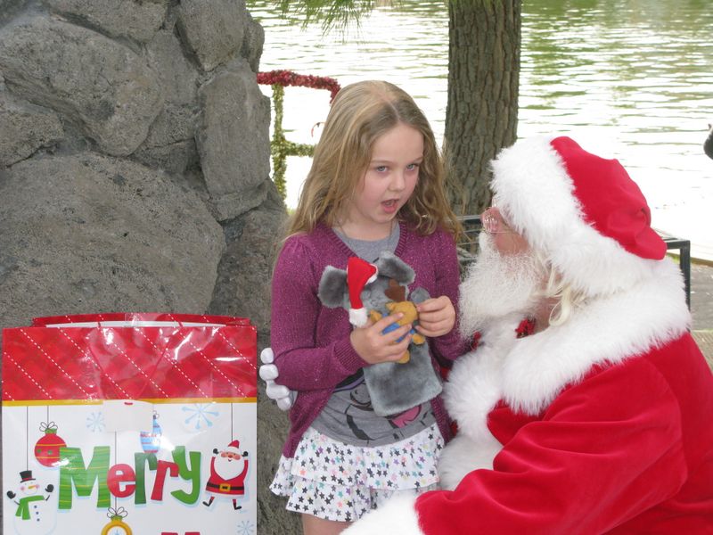 Santa at Christmas Island 2014