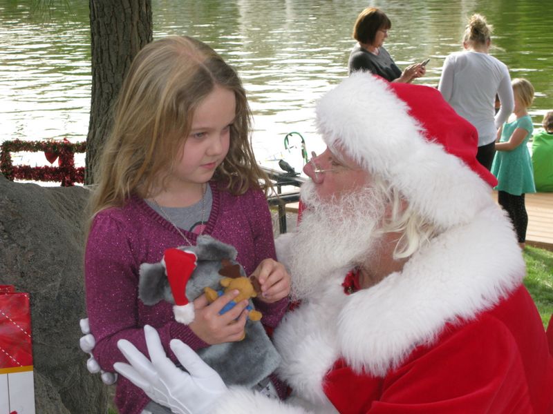 Santa at Christmas Island 2014