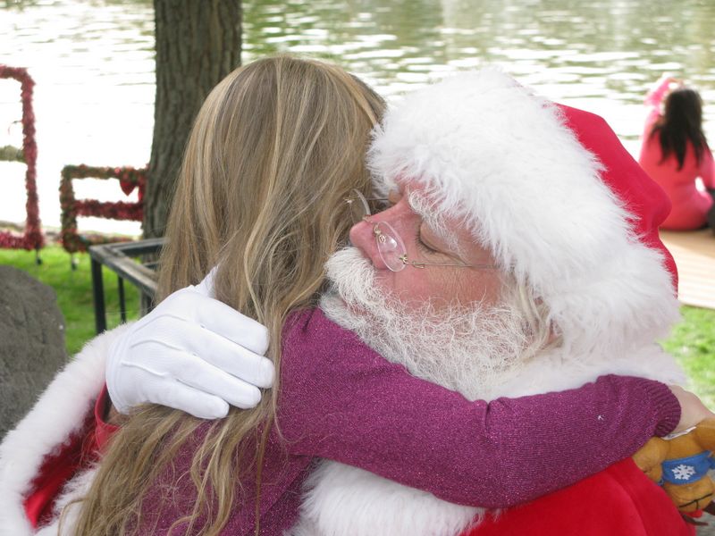 Santa at Christmas Island 2014