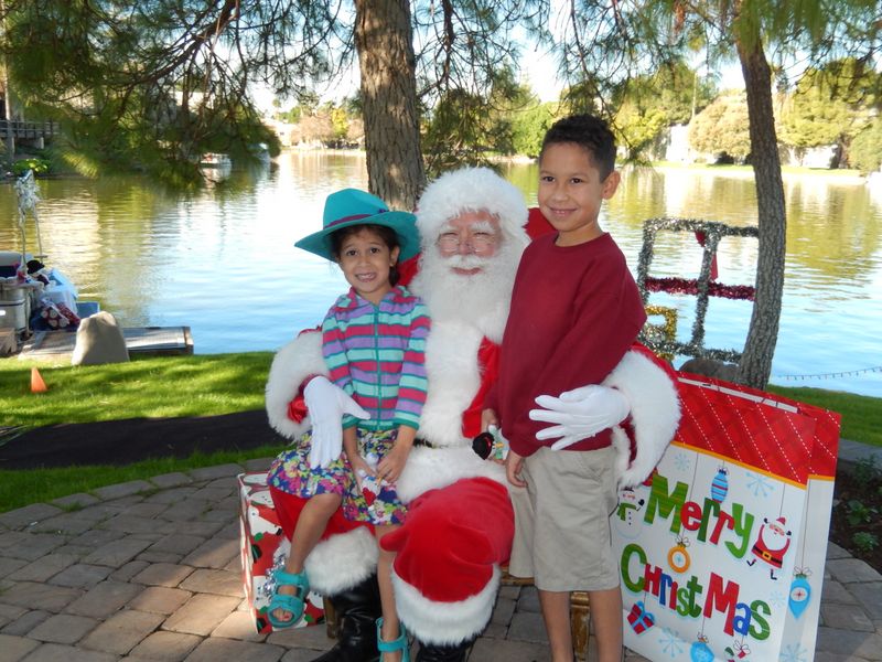 Santa at Christmas Island 2014