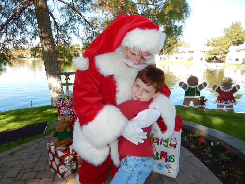 Santa at Christmas Island 2014