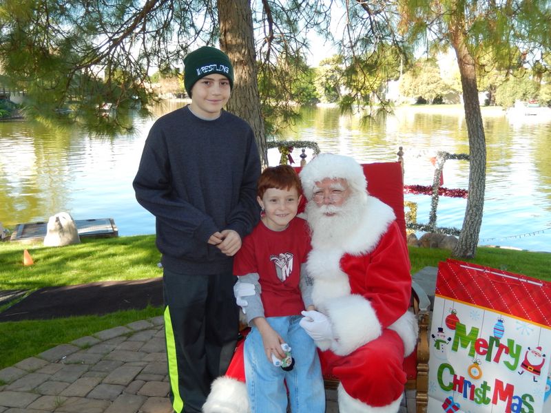 Santa at Christmas Island 2014