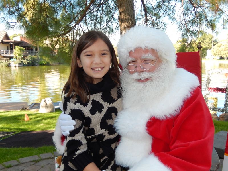 Santa at Christmas Island 2014