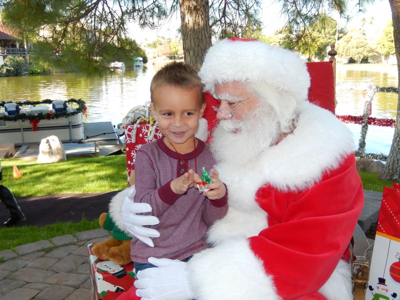 Santa at Christmas Island 2014