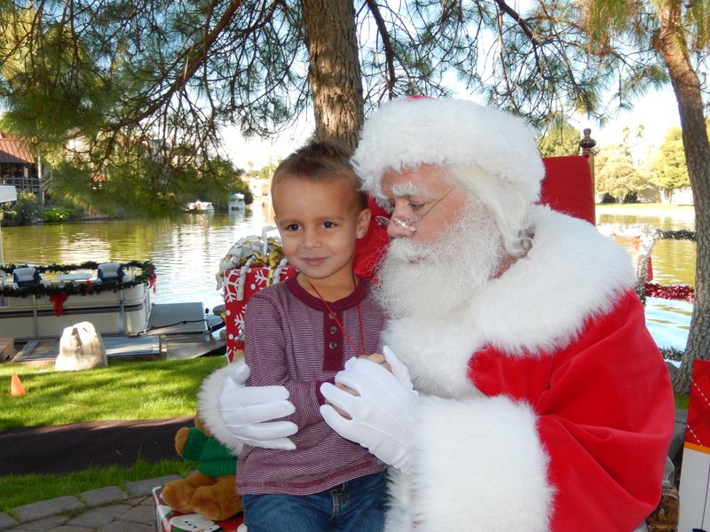 Santa at Christmas Island 2014