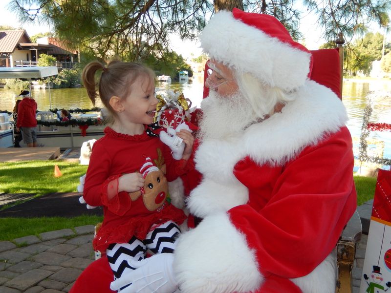 Santa at Christmas Island 2014