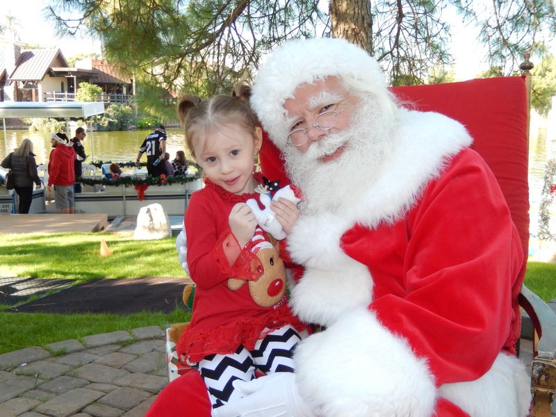 Santa at Christmas Island 2014