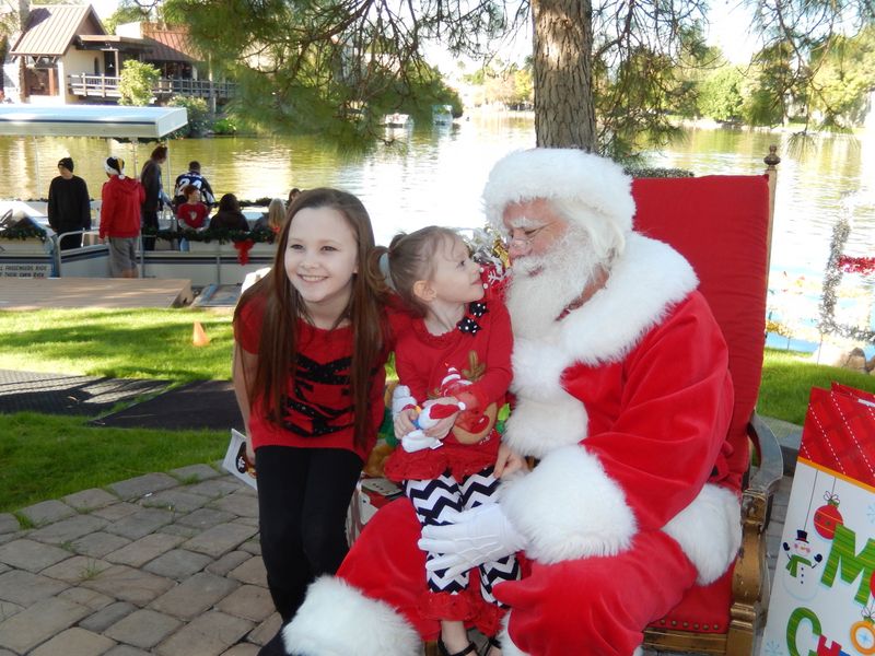 Santa at Christmas Island 2014