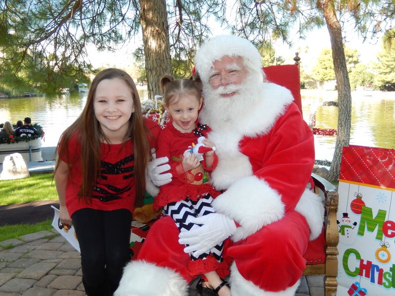 Santa at Christmas Island 2014