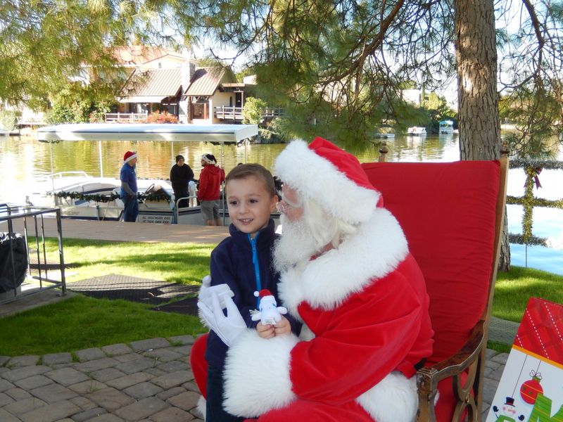 Santa at Christmas Island 2014