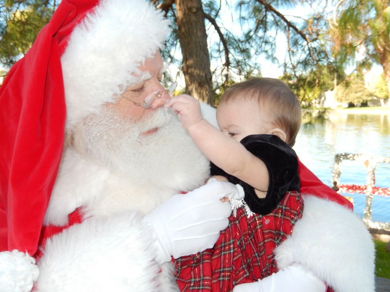 Santa at Christmas Island 2014