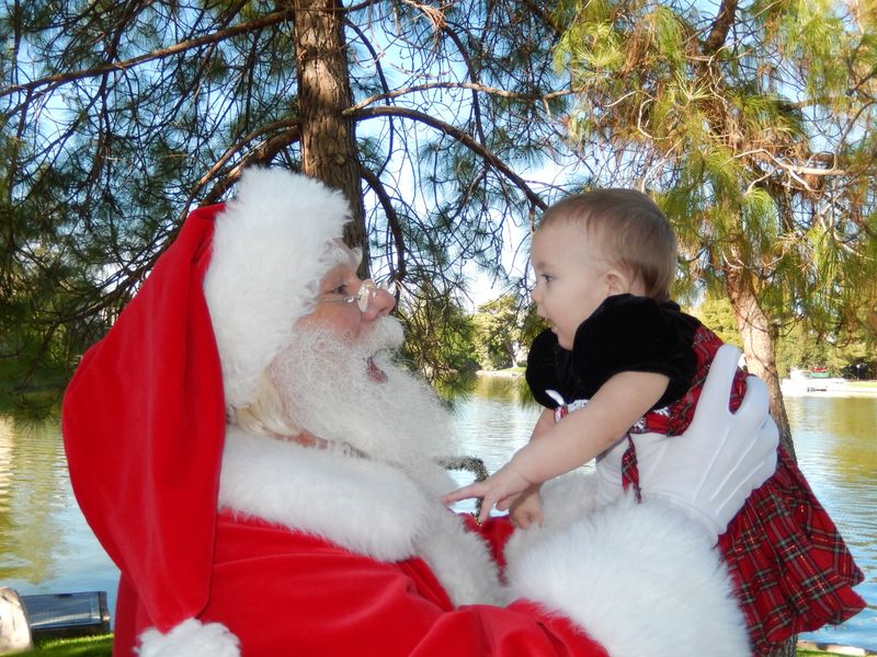 Santa at Christmas Island 2014