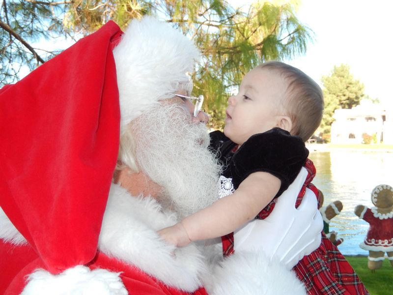 Santa at Christmas Island 2014