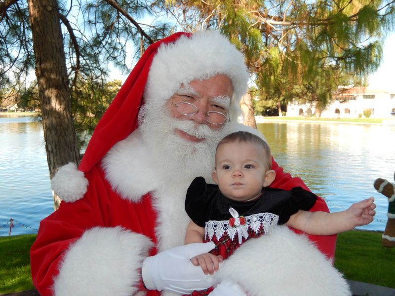 Santa at Christmas Island 2014