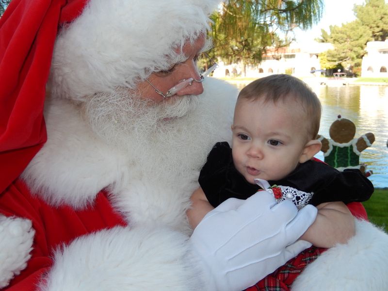 Santa at Christmas Island 2014