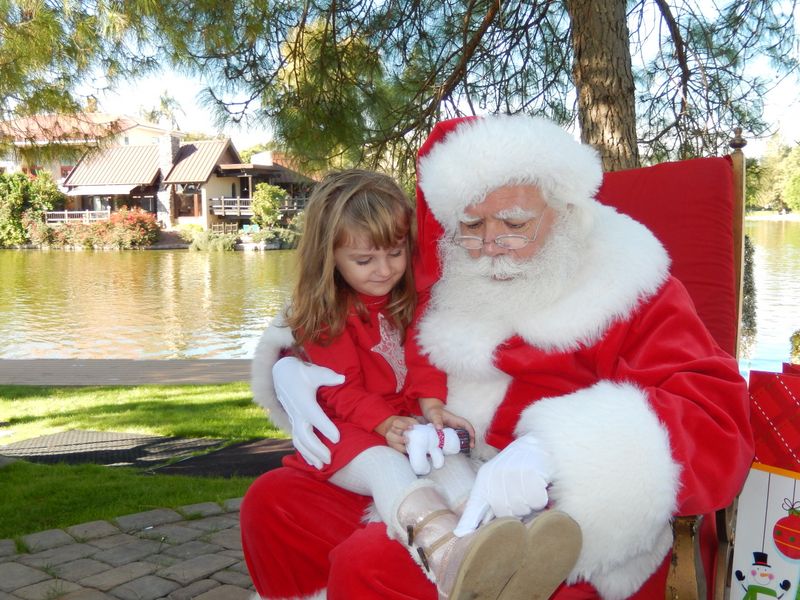 Santa at Christmas Island 2014