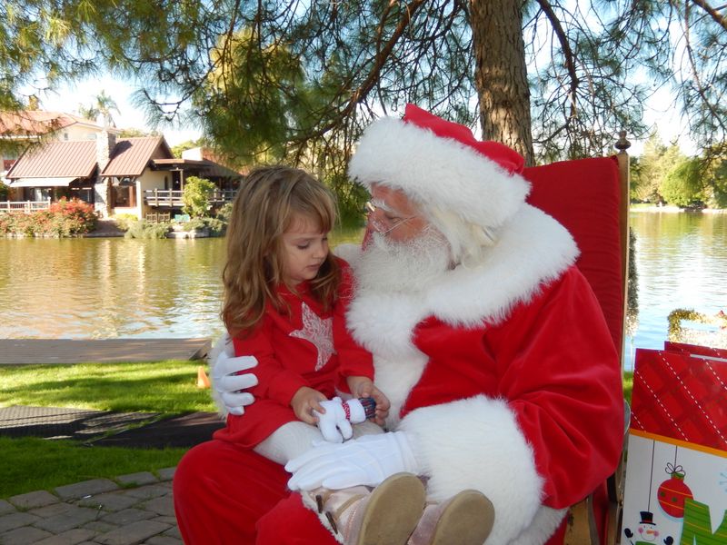 Santa at Christmas Island 2014