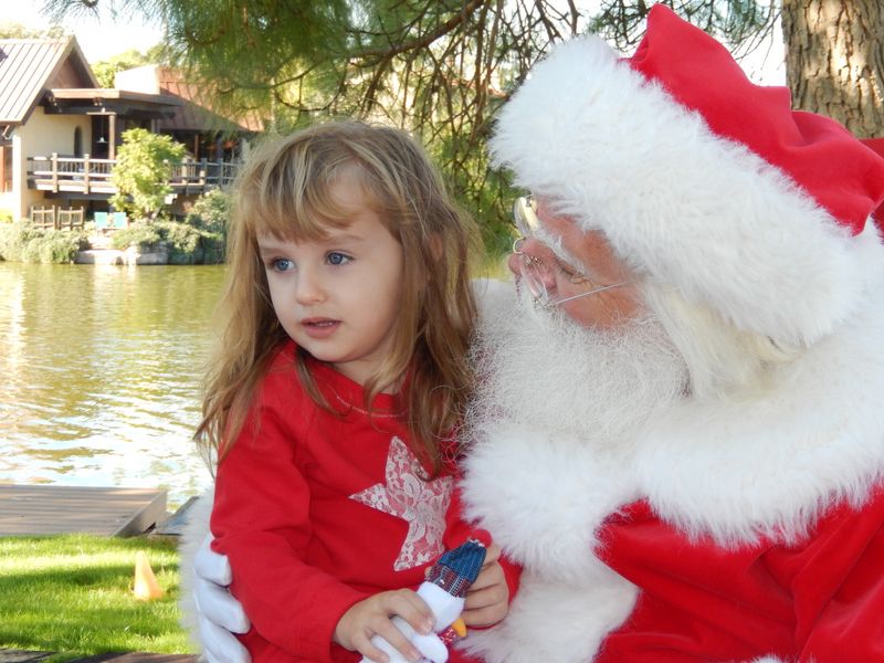 Santa at Christmas Island 2014