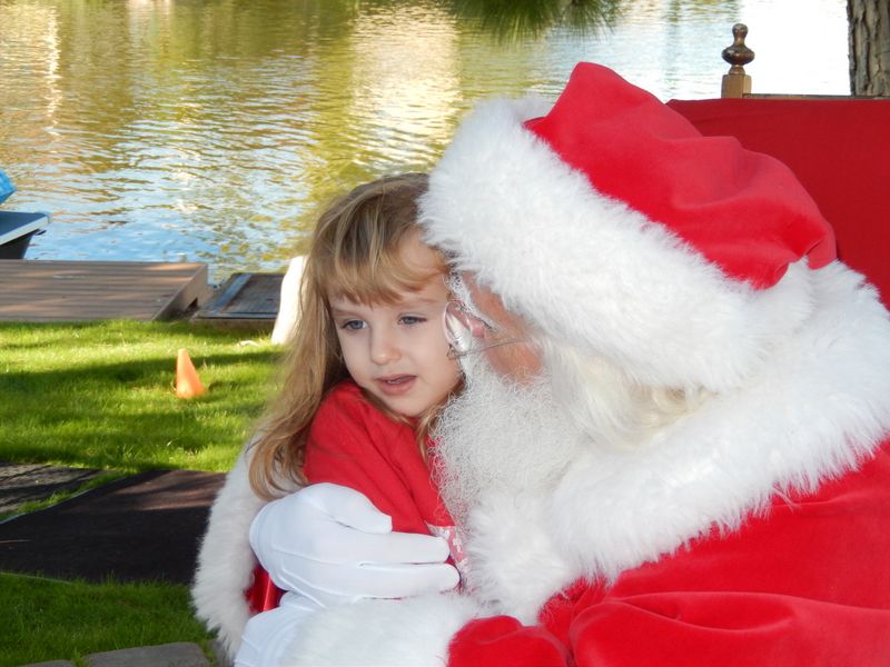 Santa at Christmas Island 2014