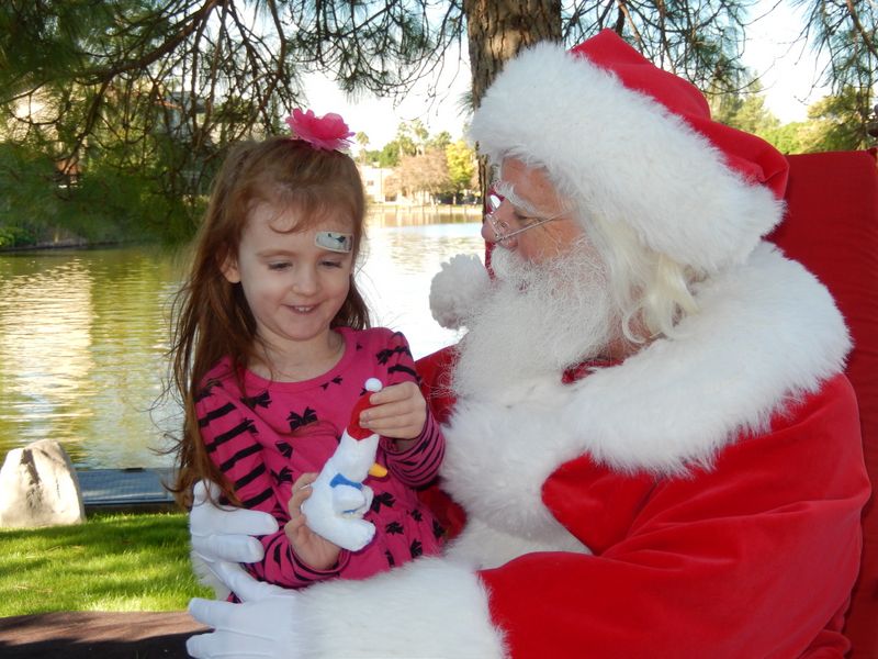 Santa at Christmas Island 2014