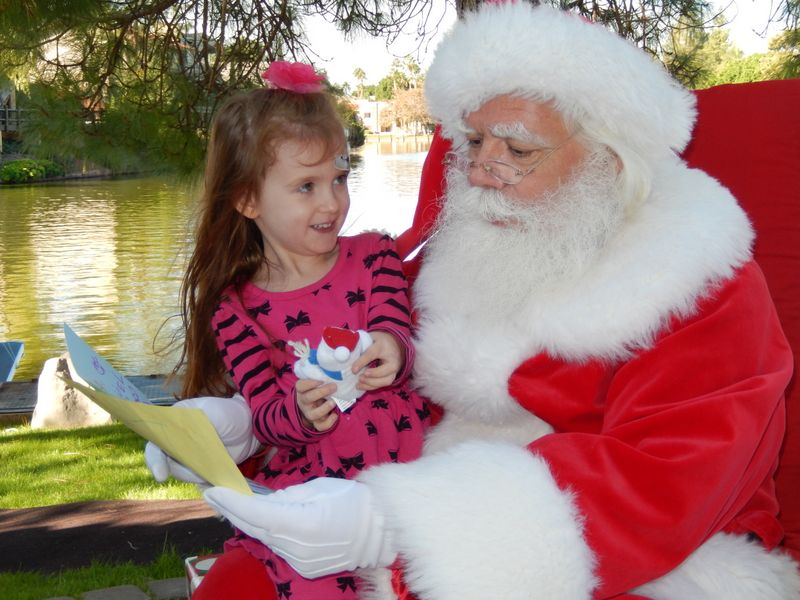 Santa at Christmas Island 2014