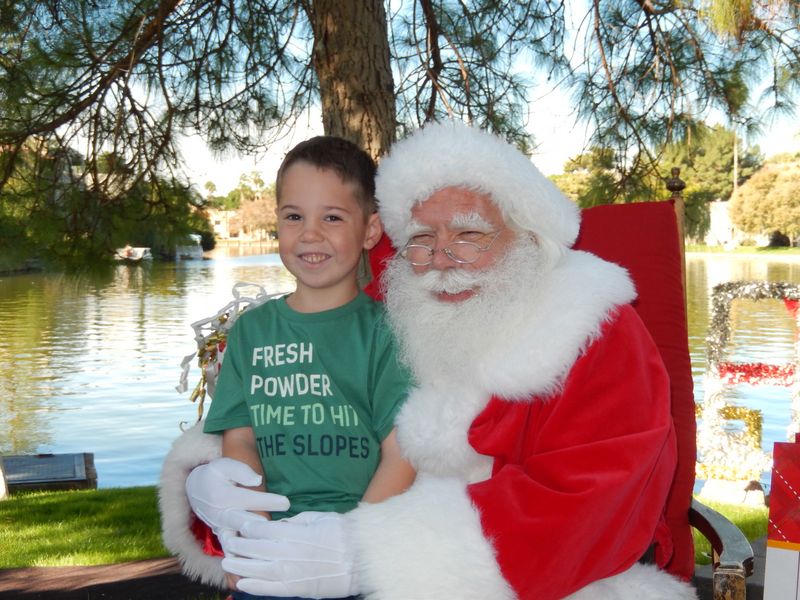 Santa at Christmas Island 2014