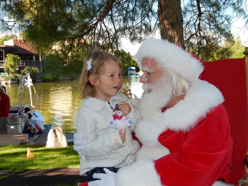 Santa at Christmas Island 2014