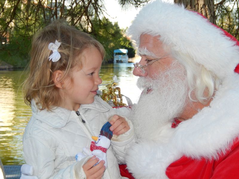 Santa at Christmas Island 2014