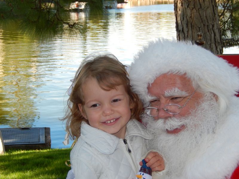 Santa at Christmas Island 2014