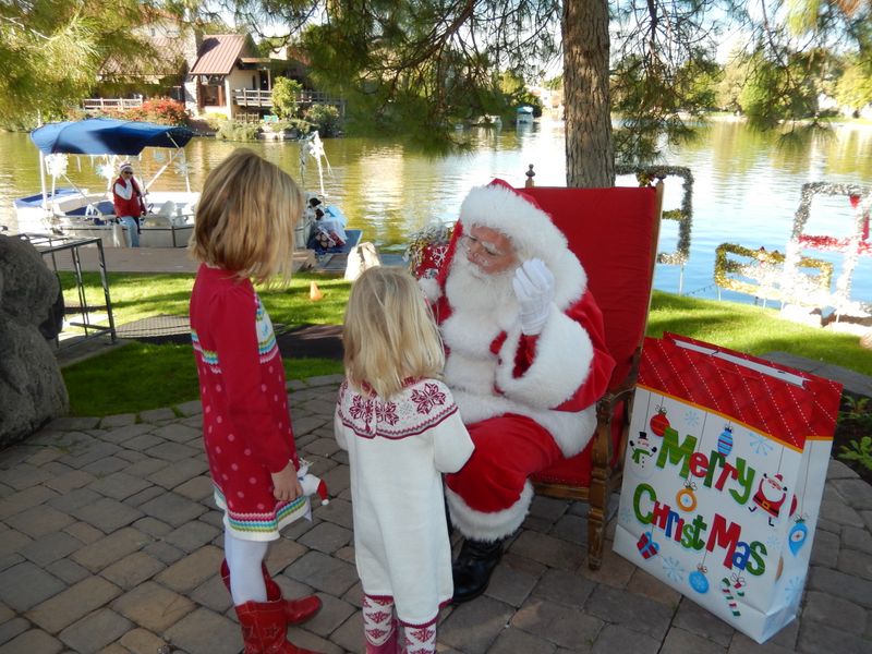 Santa at Christmas Island 2014